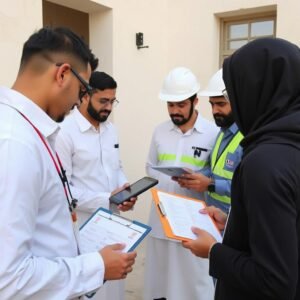 مرحلة التقييم والتخطيط لمشاريع ترميمات ابو فطيرة