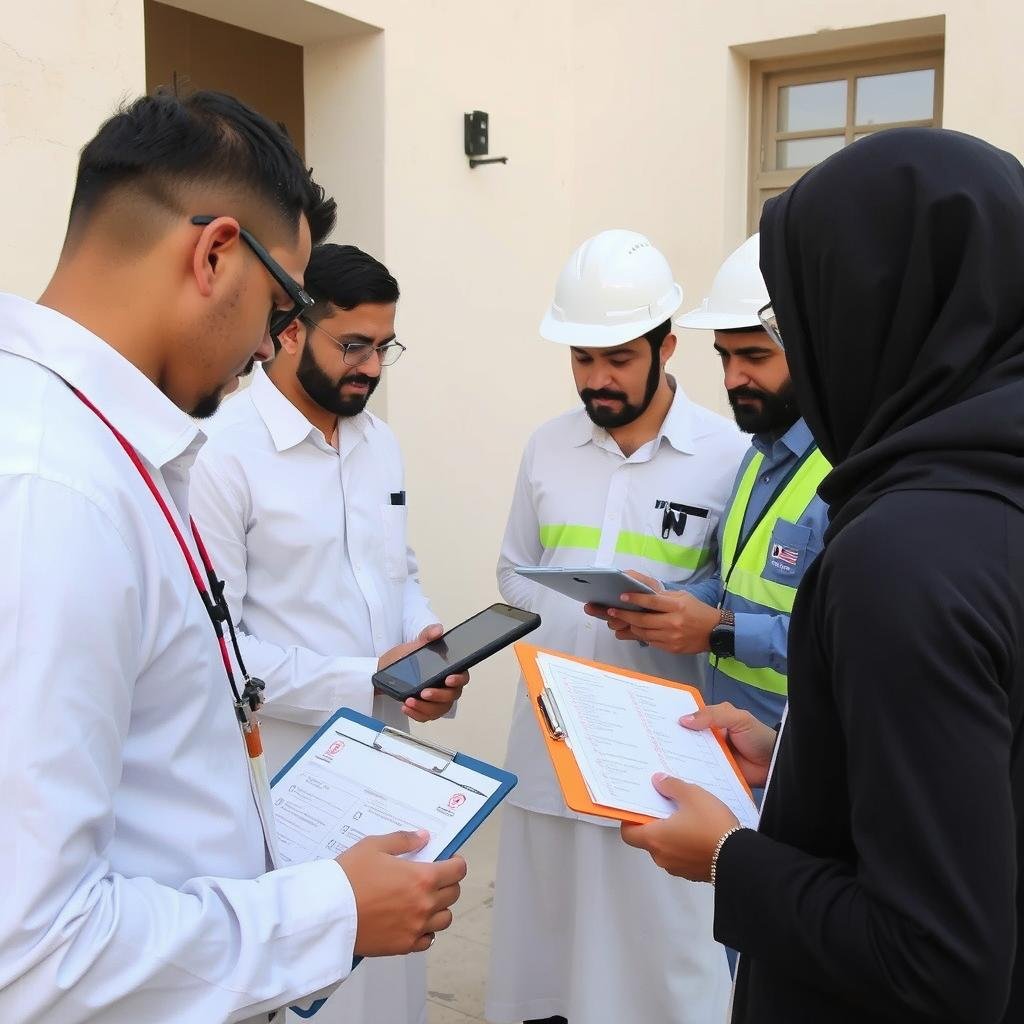 مرحلة التقييم والتخطيط لمشاريع ترميمات ابو فطيرة