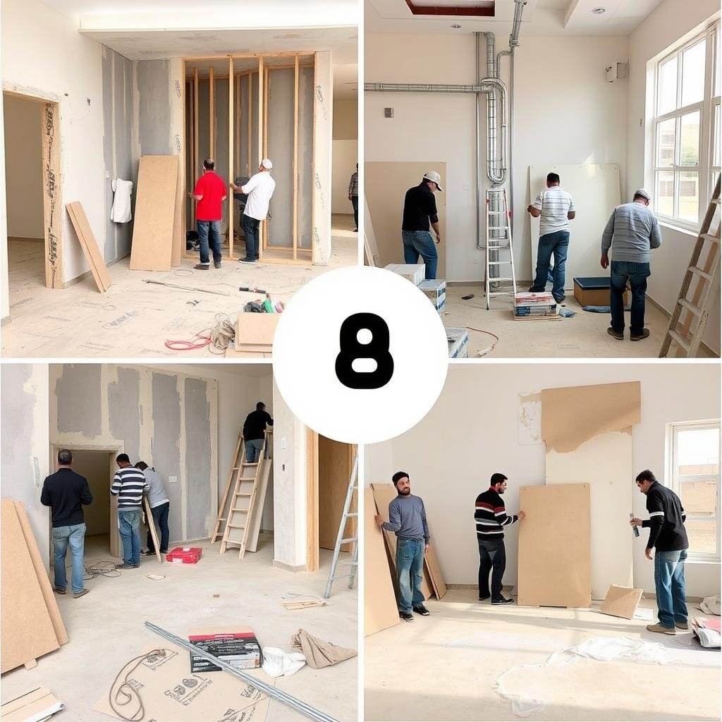 مرحلة التنفيذ لمشاريع ترميمات ابو فطيرة