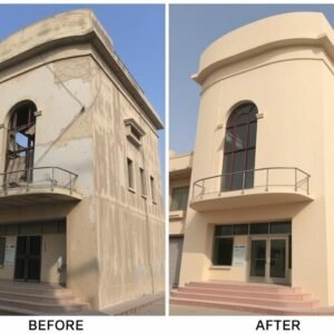 مشروع ترميم مبنى قديم نفذه مقاول مبانى الكويت