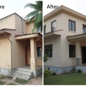 مشروع ترميم منزل في القرين - قبل وبعد الترميم مقاول ترميمات القرين