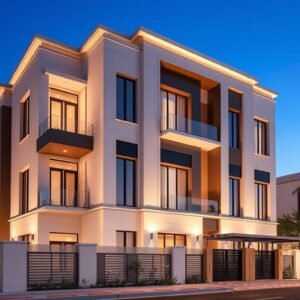 مشروع سكني منفذ بواسطة مقاول مبانى الكويت