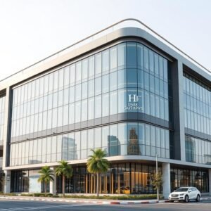 مشروع مجمع تجاري منفذ بواسطة مقاول مبانى الكويت