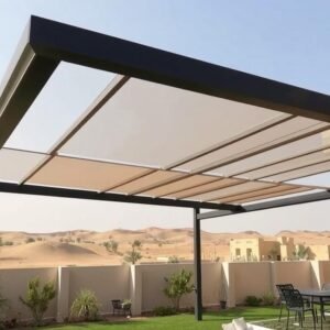 مظلات وسواتر معدنية من صناعة مقاول حدادة الكويت