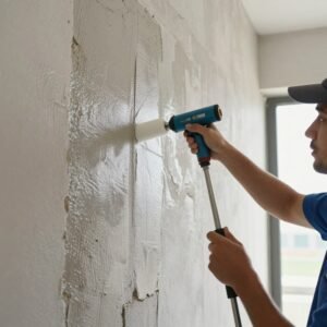 معالجة مشكلة رطوبة في جدار منزل كويتي باستخدام تقنيات حديثة