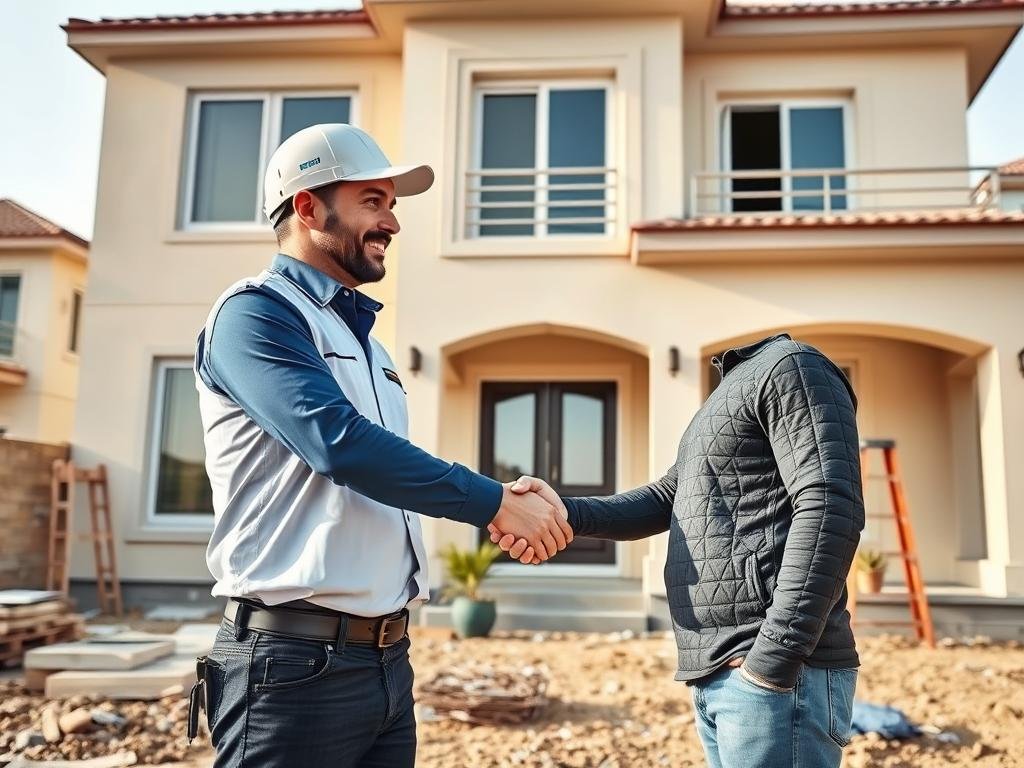 مقاول ترميمات القرين يقوم بتسليم مشروع ترميم منزل للعميل