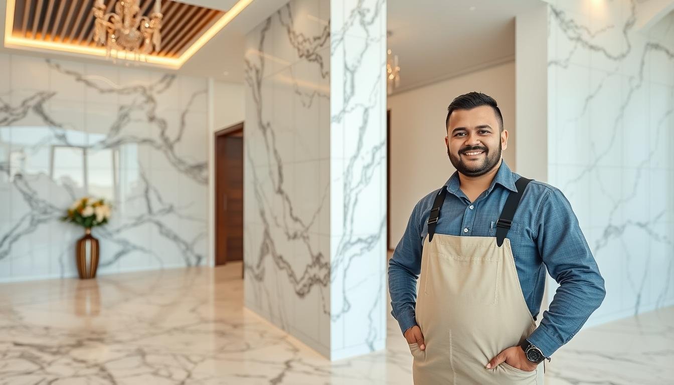 مقاول رخام الكويت المحترف يقدم خدمات تركيب رخام عالية الجودة