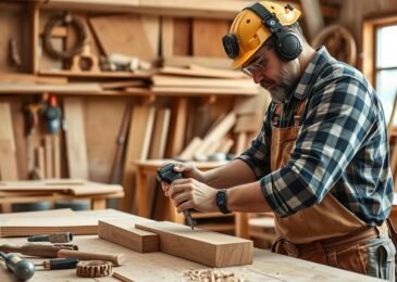 مقاول نجارة الكويت يعمل على تصميم أثاث خشبي مخصص