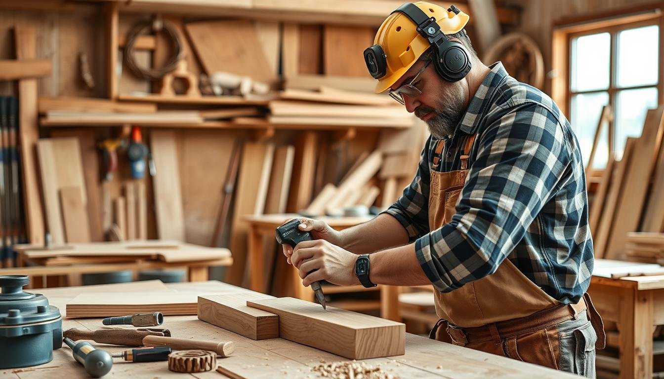 مقاول نجارة الكويت يعمل على تصميم أثاث خشبي مخصص