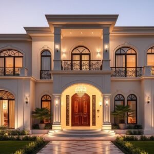 منزل جميل بعد الانتهاء من أعمال الترميم الشاملة