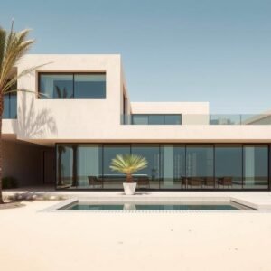 منزل في الكويت مصمم لمقاومة الظروف المناخية القاسية مع أنظمة عزل متطورة لبناء منازل بالكويت