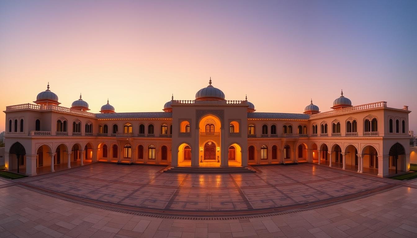 منظر عام لقصر تم ترميمه بالكامل من قبل مقاول ترميمات القصور