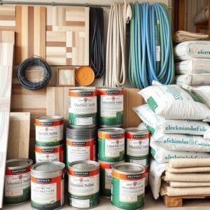 مواد البناء والتشطيب المستخدمة في تشطيب شقق بالكويت