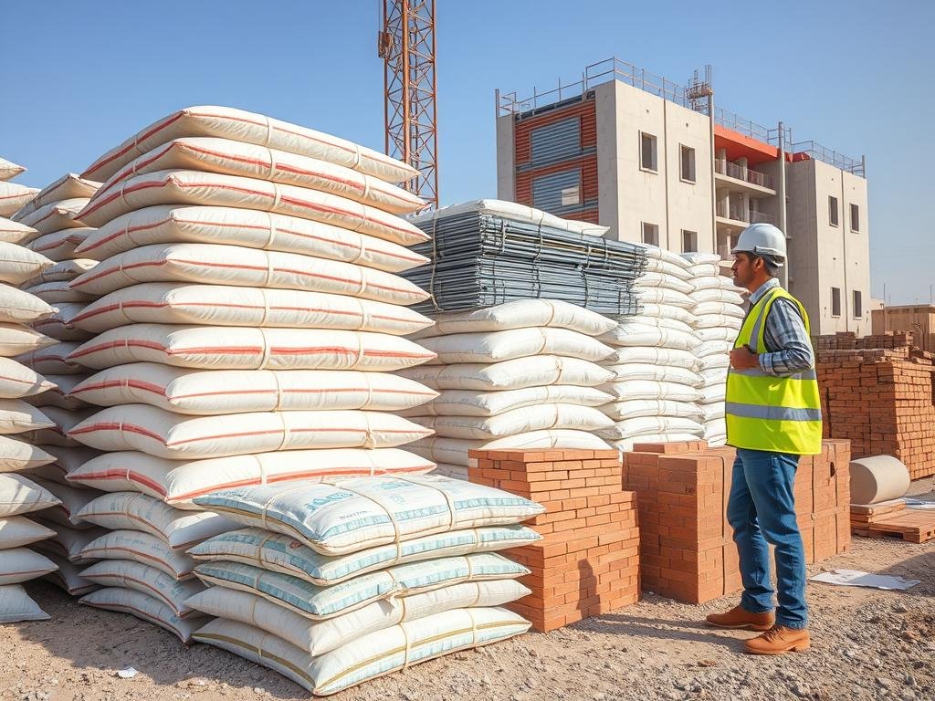 مواد بناء عالية الجودة يستخدمها مقاول بناء جابر الاحمد