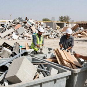 إدارة وإعادة تدوير مخلفات التكسير والهدم