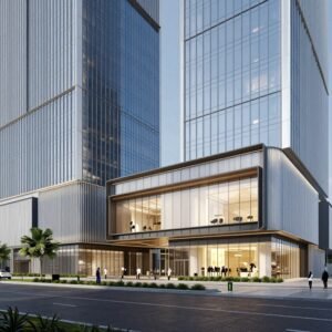 مجمع تجاري تم تنفيذه بالكامل في منطقة حولي بالكويت