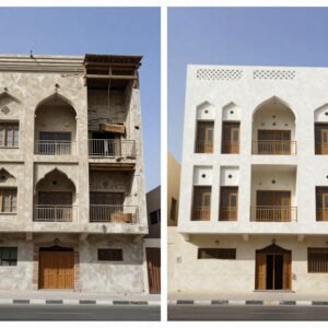 مشروع ترميم وتجديد لمبنى قديم في مدينة الكويت