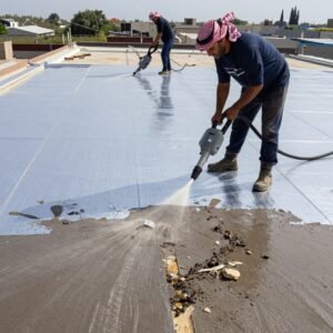 تحضير سطح منزلك قبل تطبيق طبقة العزل تحضير سطح منزلك قبل تطبيق طبقة العزل