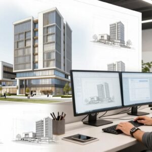 تصميم معماري حديث لمشاريع في الكويت تصميم معماري حديث لمشاريع في الكويت