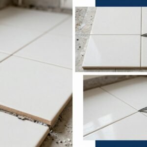 مثال على تركيب سيراميك غير صحيح يظهر مشاكل محتملة