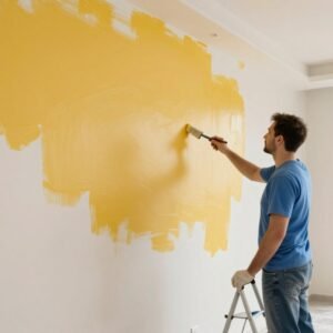 مقاول صبغ ينفذ دهان جدران داخلية بألوان حديثة مقاول صبغ ينفذ دهان جدران داخلية بألوان حديثة