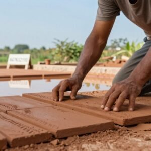 تركيب الواح طينية | تركيب ارضيات طينية |📞667632110 | الواح طينية | معلم تركيب ا