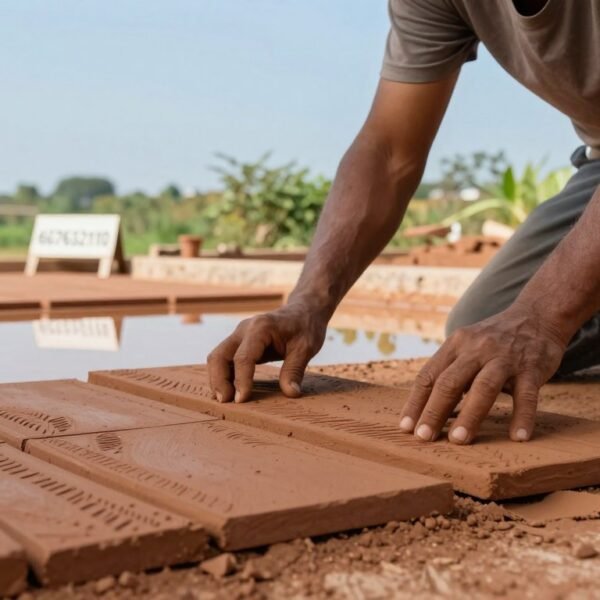 تركيب الواح طينية | تركيب ارضيات طينية |📞667632110 | الواح طينية | معلم تركيب ا