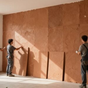 تركيب الواح طينية داخلية