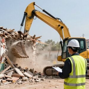 تكسير وهدم الروضة