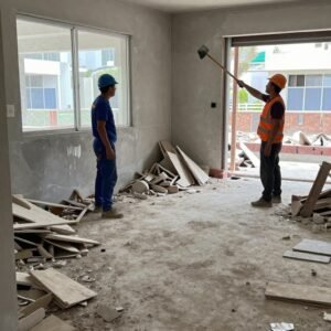 تنظيف موقع التكسير بعد انتهاء العمل في الكويت